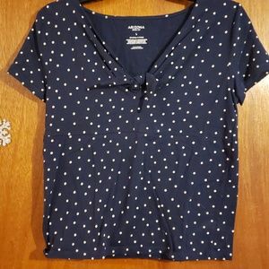 Blue Polka Dot Shirt